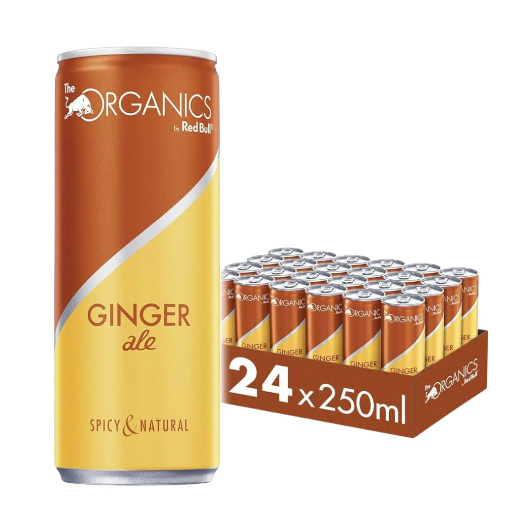Pack X24 Red Bull Organics Ginger Ale 250ML