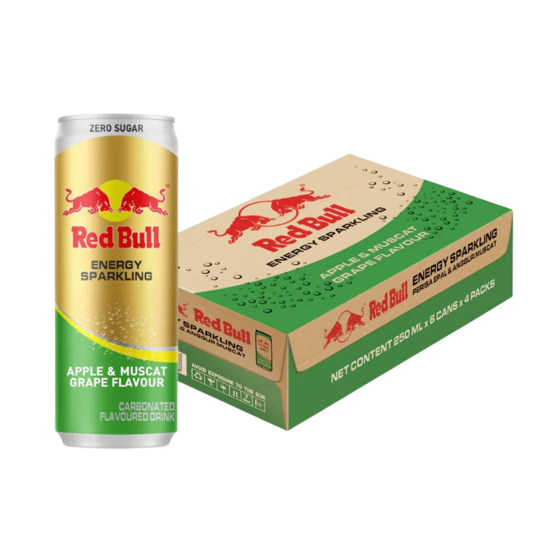 Pack X24 Red Bull Apple Muscat Grape 250ML (Thailand)