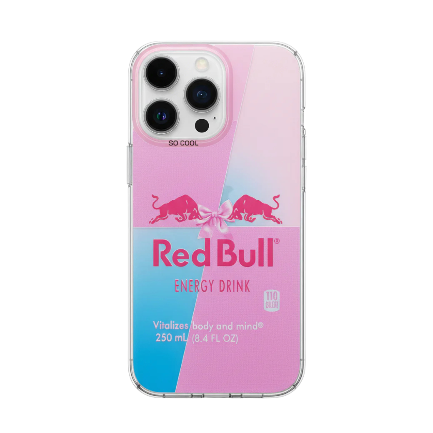 Red Bull iPhone Case Pink