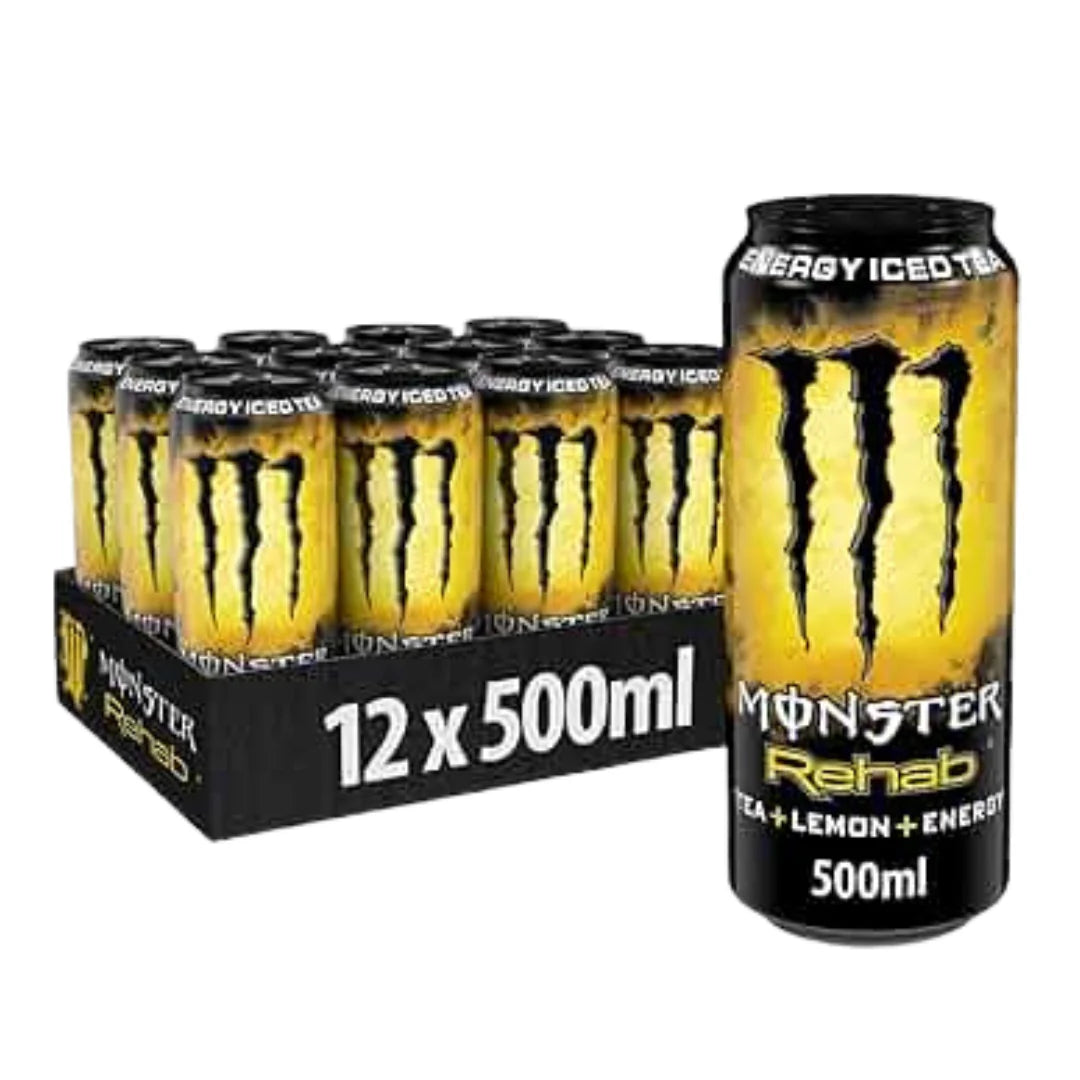 Pack X12 Monster Energy Rehab Iced Tea Lemonade