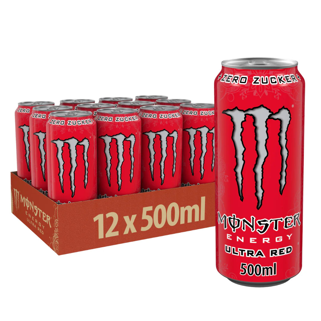 Pack X12 Monster Energy Ultra Red