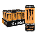 Pack X12 Monster Energy Recover Peach