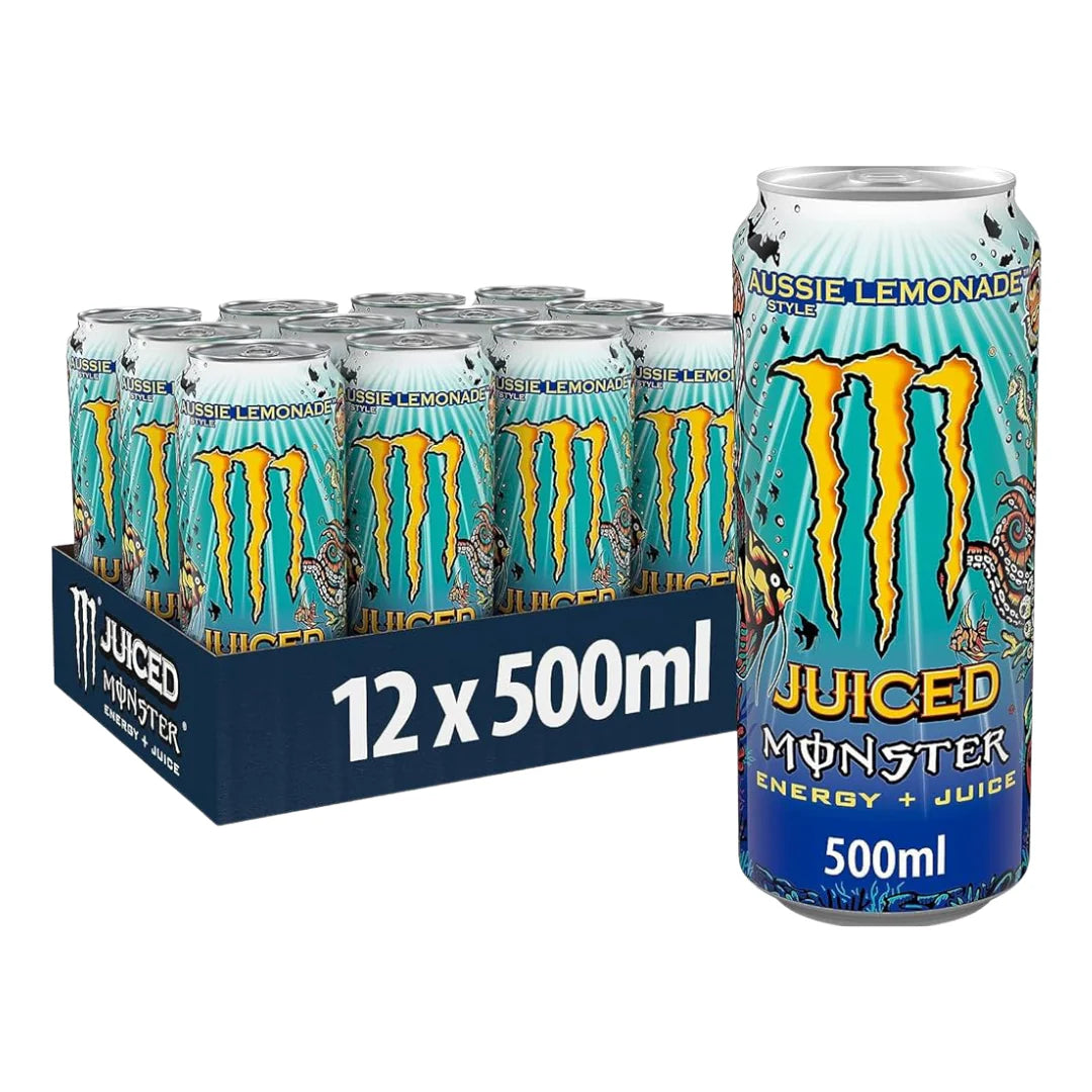 Pack X12 Monster Energy Juiced Aussie Lemonade