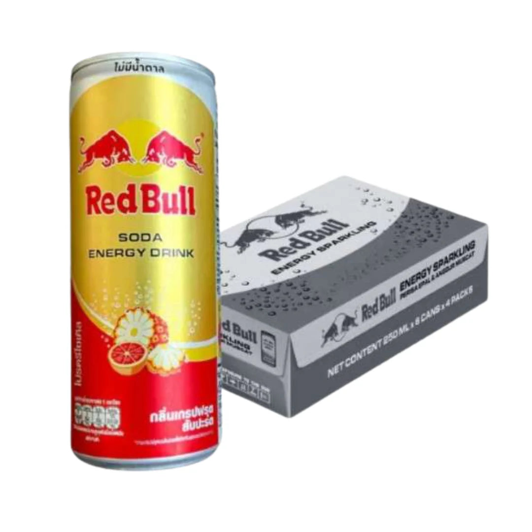 Pack X24 Red Bull Grapefruit & Pineapple 250ML (Thailand)