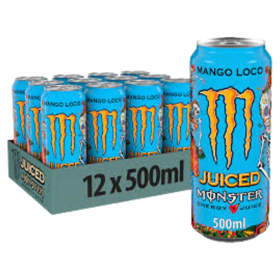 Pack X12 Monster Energy Juiced Nebunia Mango