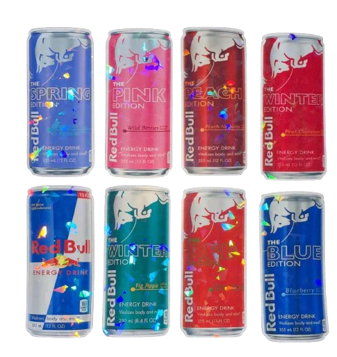 Pack Stickers Red Bull Edition